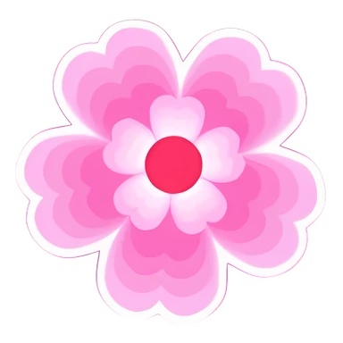 Cherry Blossom Flower Sticker