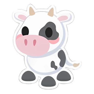 Cow Sticker