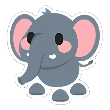 Elephant Sticker