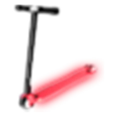 Neon Red Scooter