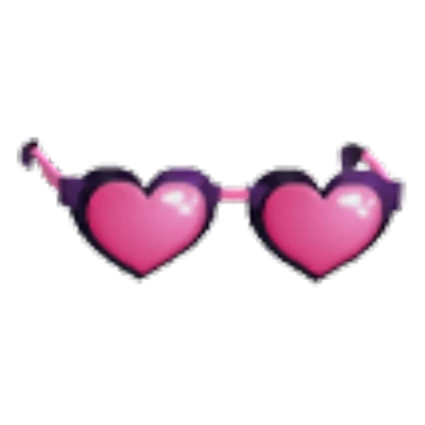 Pink Heart Glasses