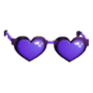 Purple Heart Glasses