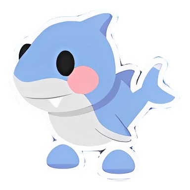 Shark Puppy Sticker