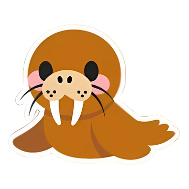 Walrus Sticker